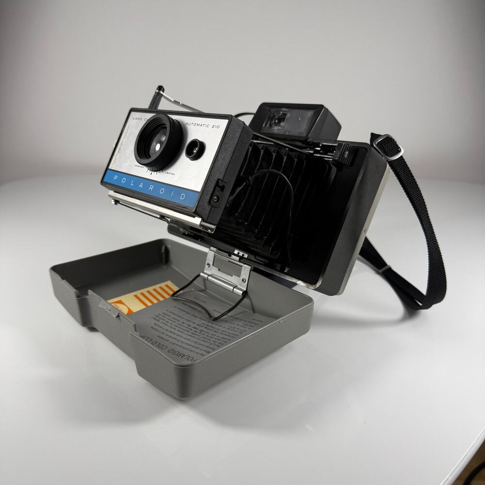 Vintage Polaroid Automatic 210 Land Camera with Cold-Clip #193